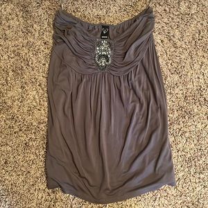 Strapless top